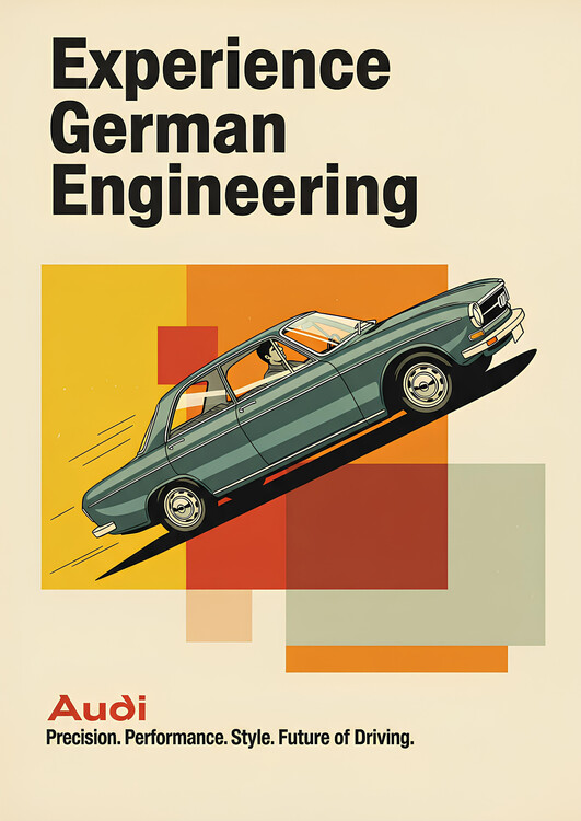 Sticker Retro Redefined — Audi’s Mid-Century Masterpiece