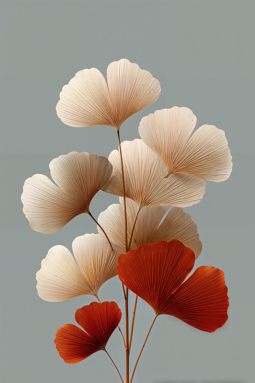 Plakat Delicate Fan Leaves