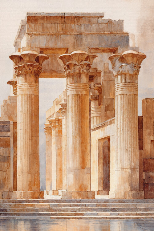 Poster Ancient Columns