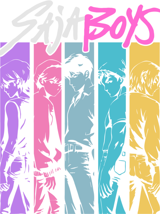 T-shirt K-Pop Demon Hunters - Saja Boys