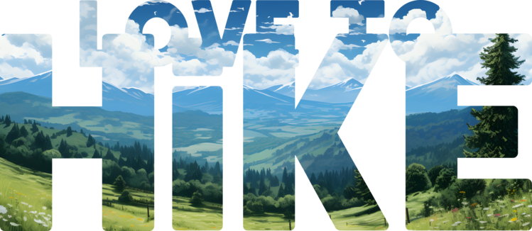 T-shirt Love to Hike Scenery
