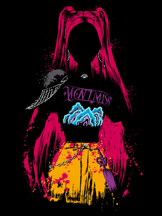 Poster K-Pop Demon Hunters - Mira in the shadow