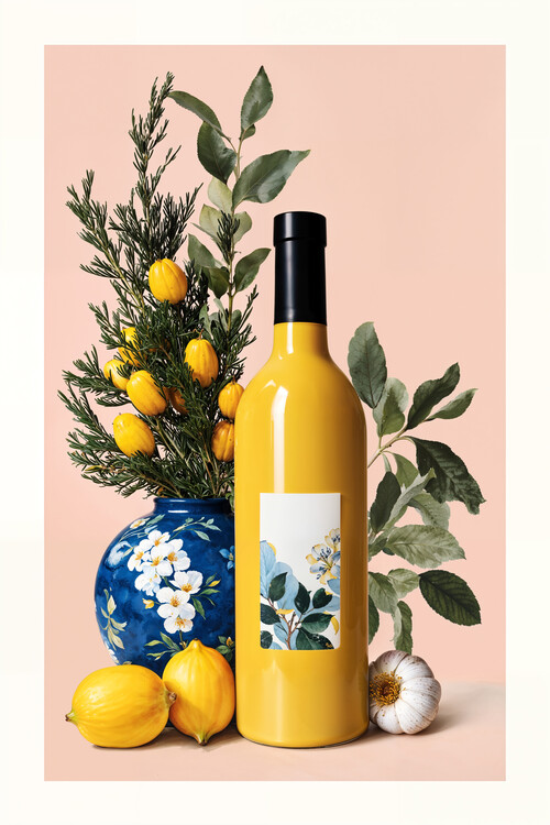 Poster Citrus and Wine