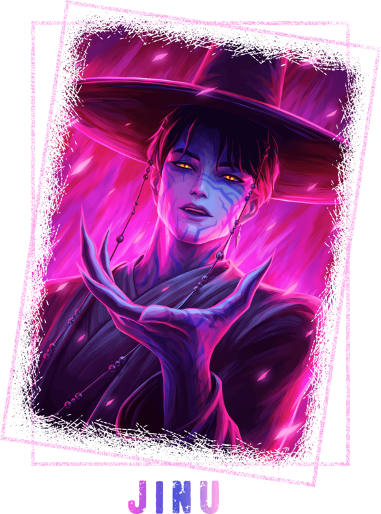 T-shirt K-Pop Demon Hunters - Mystic Jinu