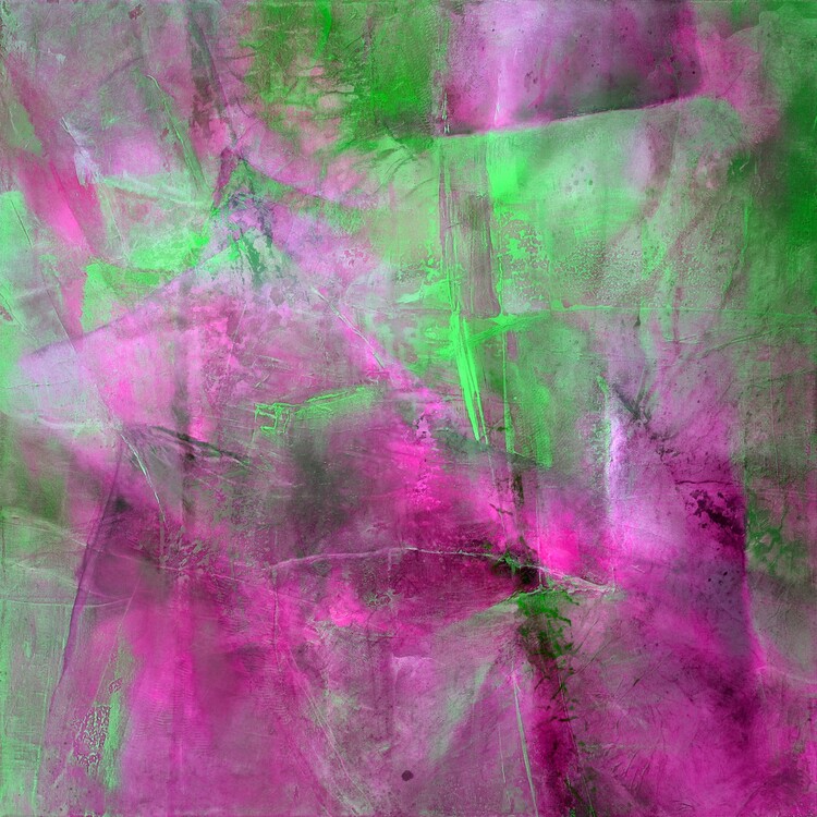 Poster Fantasy in purple and green