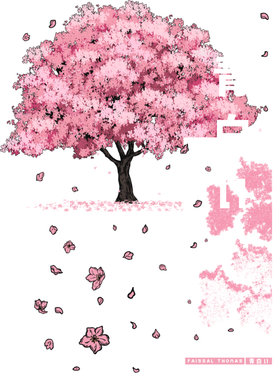 T-shirt Sakura Manga