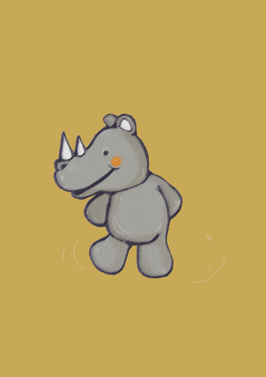 Poster Little Rhino