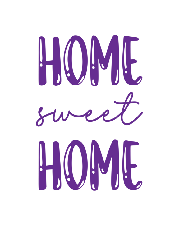Poster Home sweet home