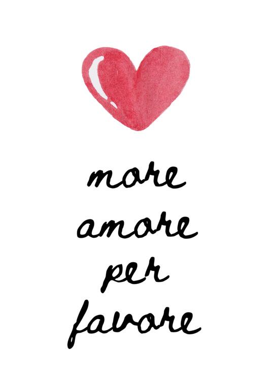 Poster More amore per favore