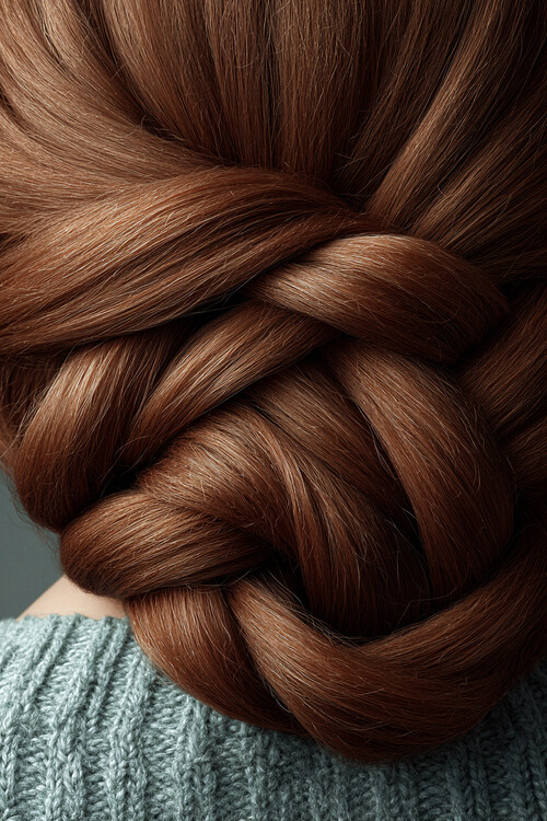 Poster Braided Hair Art