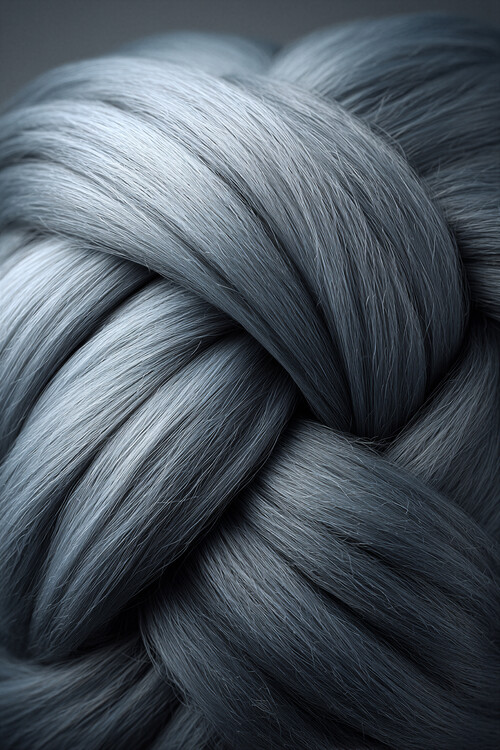Poster Silver Hair Texture