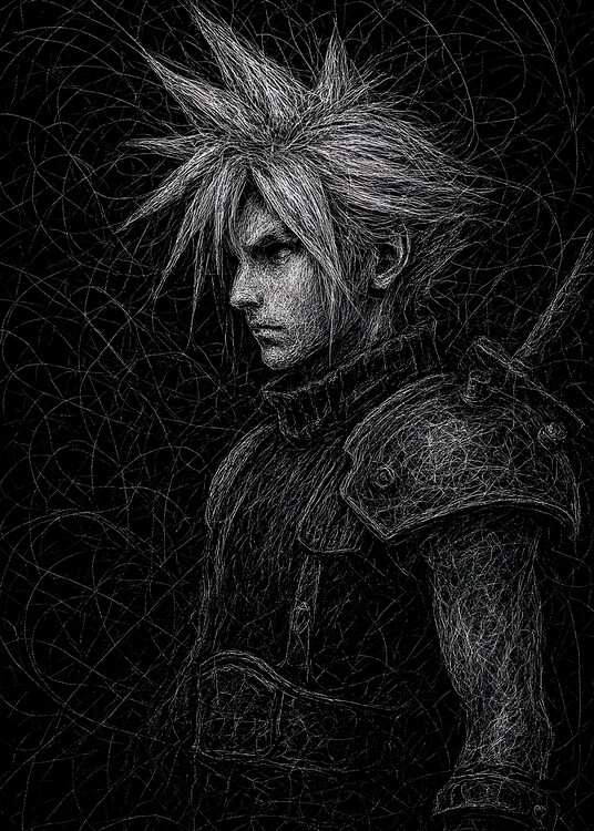Obraz na plátne Sword Man Fantasy 2