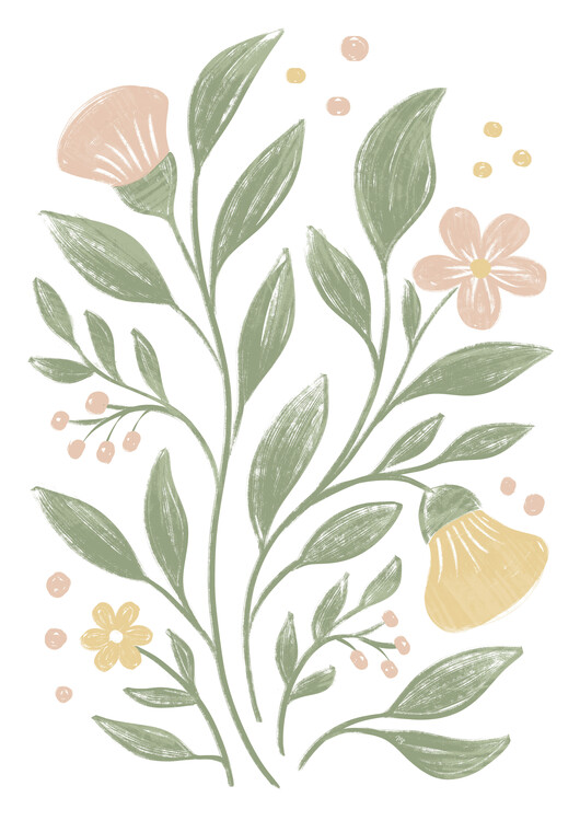 Poster Gentle Flowers