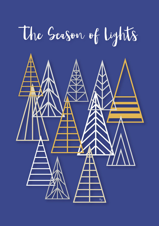 Plakat The Season of Lights xmas trees