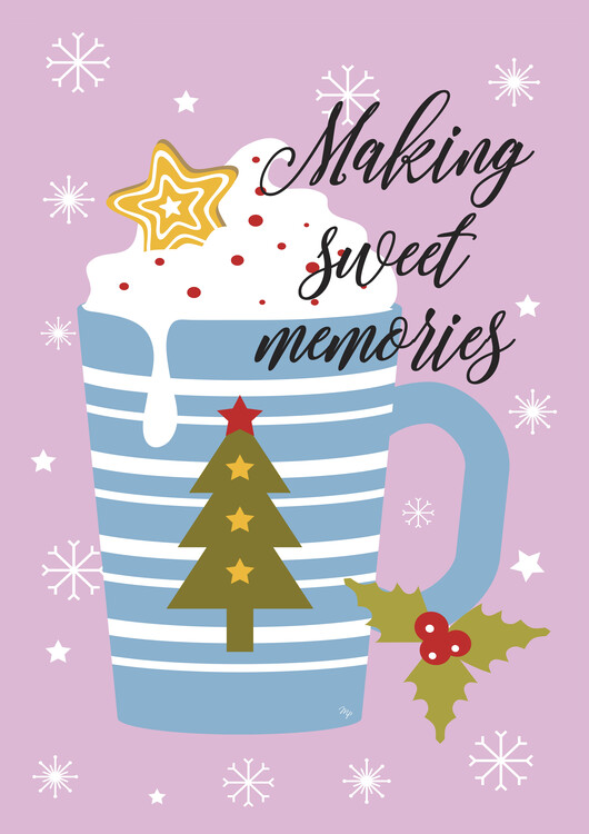 Plakat Making sweet memories xmas mug