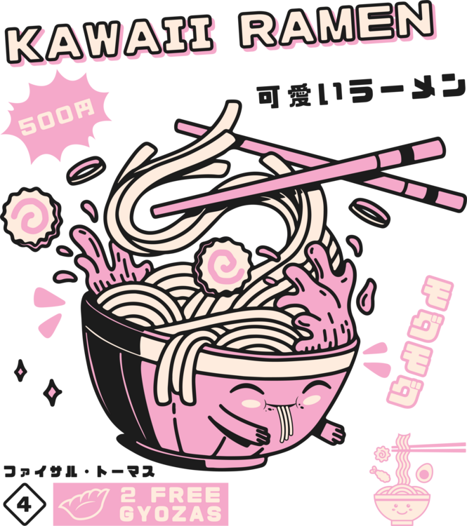 T-shirt Kawaii Ramen
