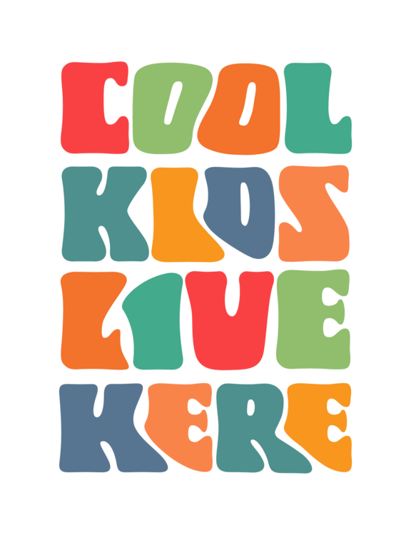 Maglietta Cool kids live here