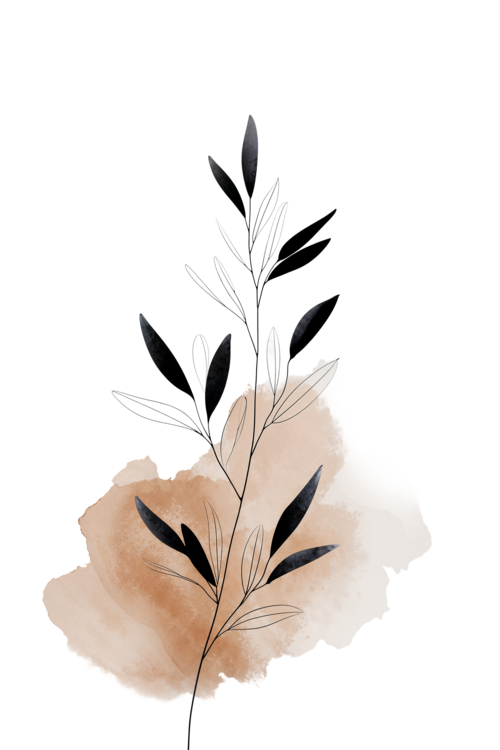 T-shirt Delicate Bloom – Minimal Floral Art