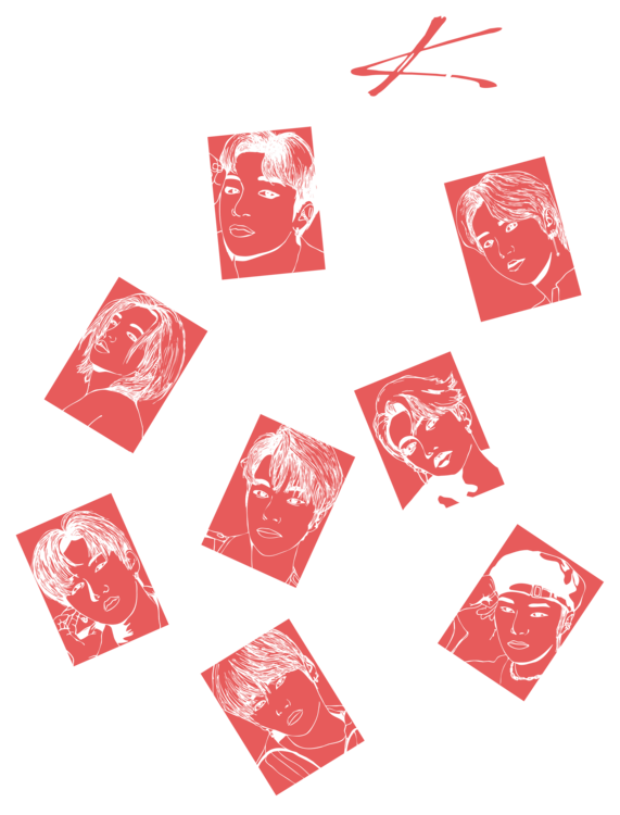 T-shirt Stray Kids Signatures