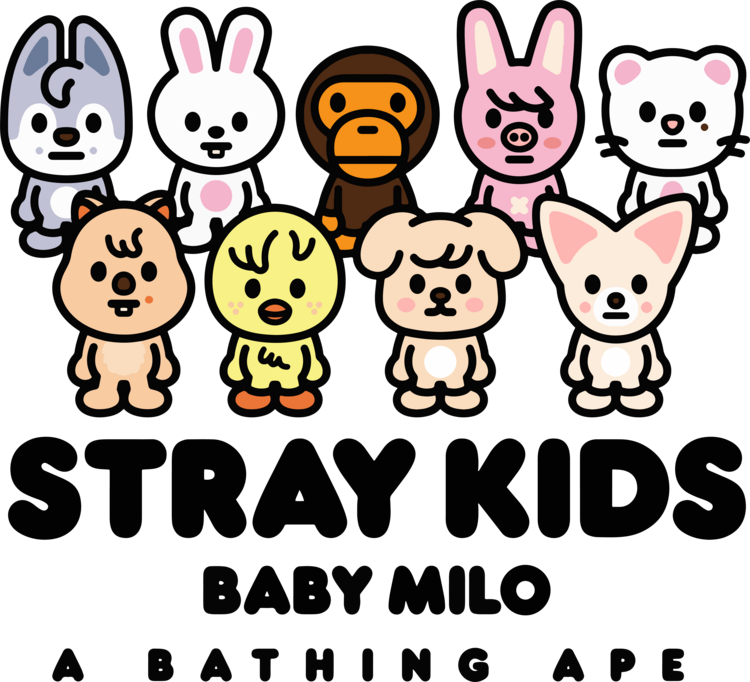 T-shirt STRAY KIDS x A BATHING APE