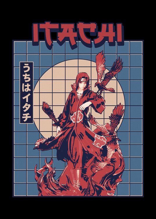 Poster Raven of Itachi Uchiha