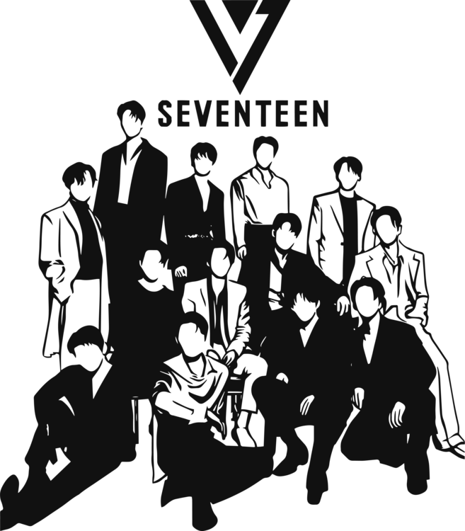 T-Shirt SEVENTEEN Kpop