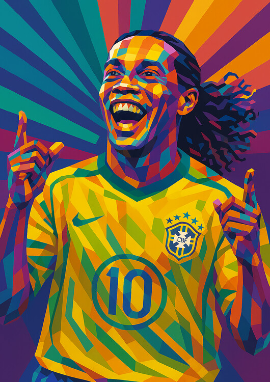 Poster Legend Football Wpap