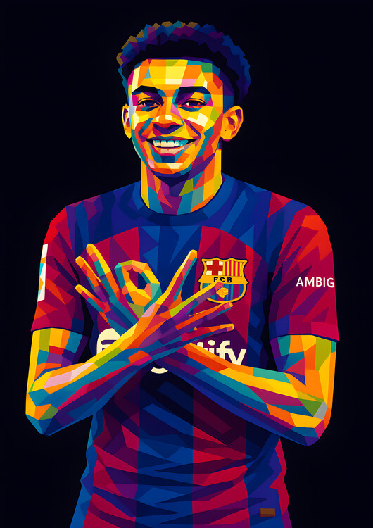 Poster Legend Football Wpap
