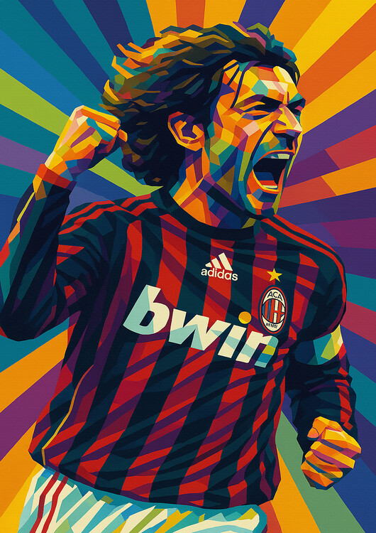 Poster Legend Football Wpap