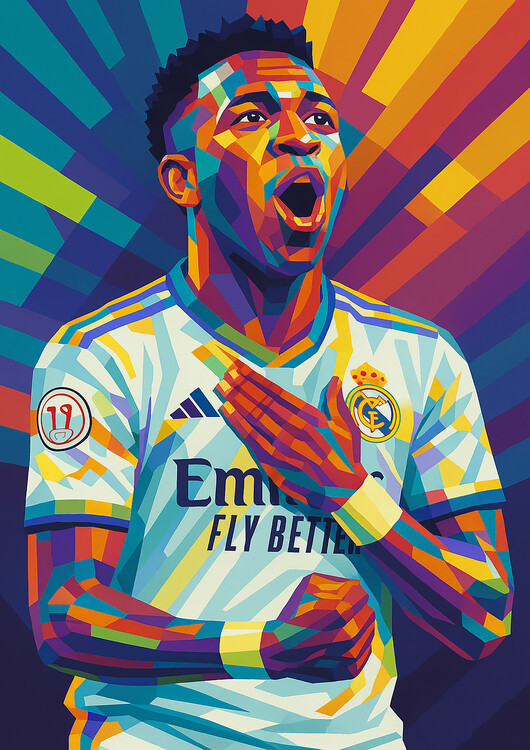Poster Legend Football Wpap