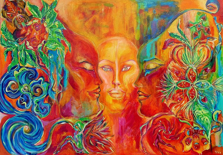 Αφίσα Portal between worlds.