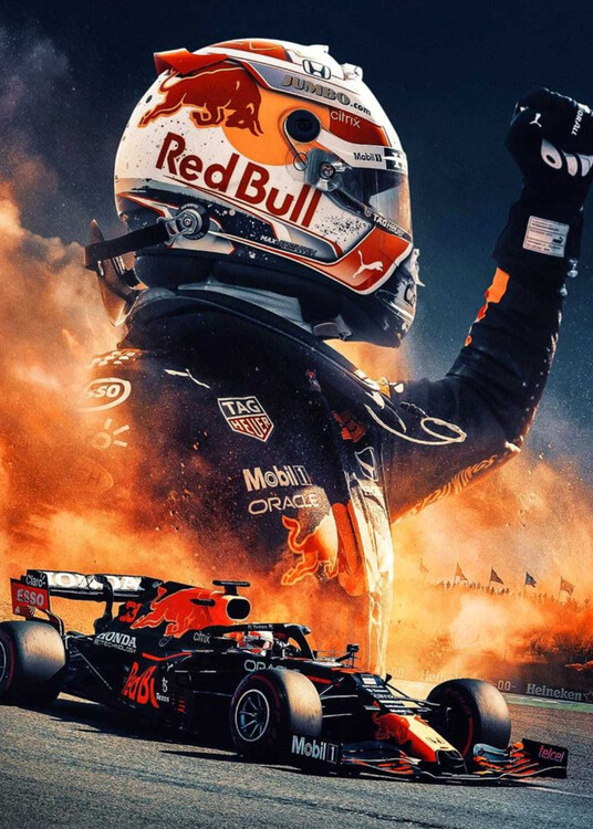 Poster Belgian-Dutch Professional race car driver