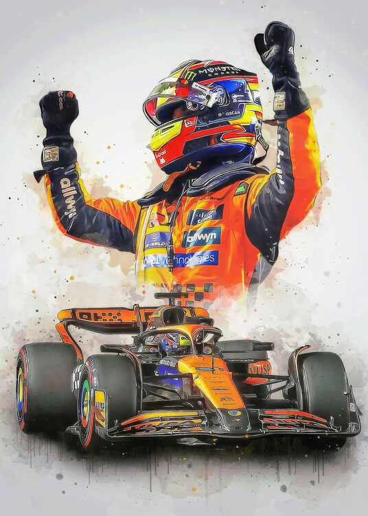 Canvas Print Australian racer