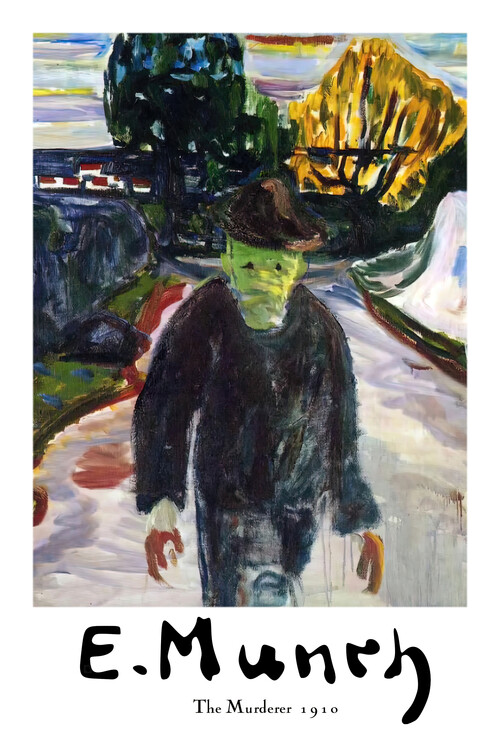 Plakát Edvard Munch The Murderer