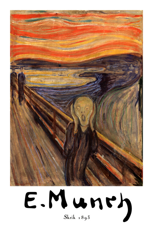 Obraz na plátně Edvard Munch Skrik