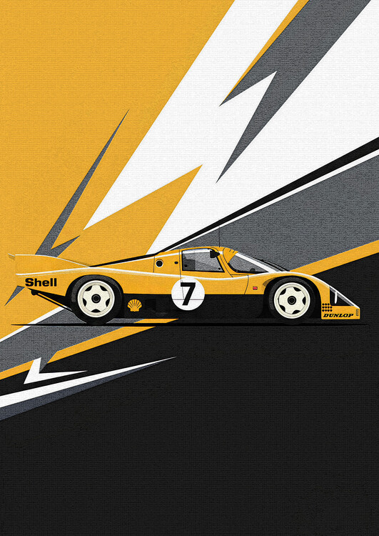 Poster Porsche 917K – The Iconic Gulf Racing Legend