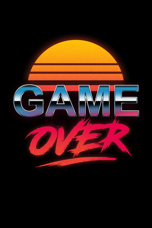 Plakát Game Over