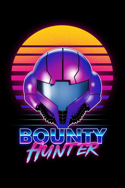 Canvas Print Retro Space Hunter