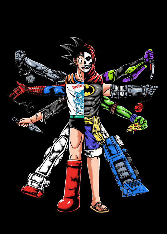 Plakát Vitruvian Shonen Anime