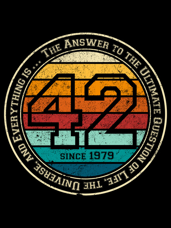 Poster Forty-two vintage