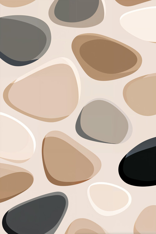 Juliste Pebble Pattern Flow