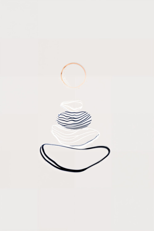 Juliste Soft Balance Shapes