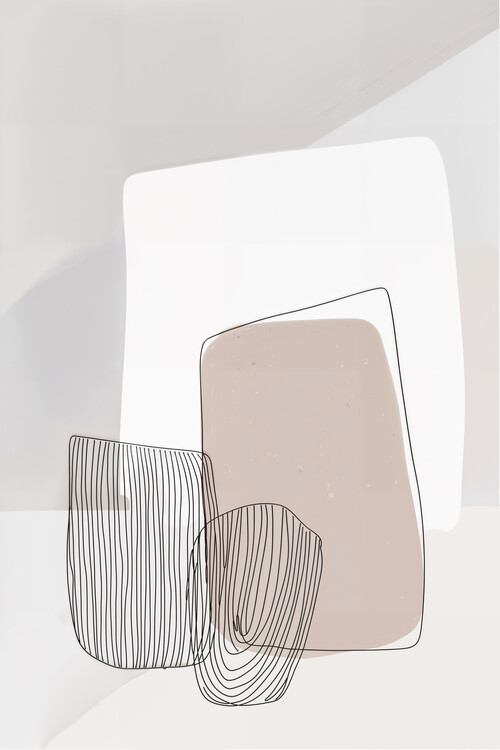 Juliste Modern Abstract Layers