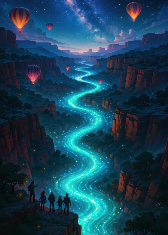 Poster The Glowing River of Stars