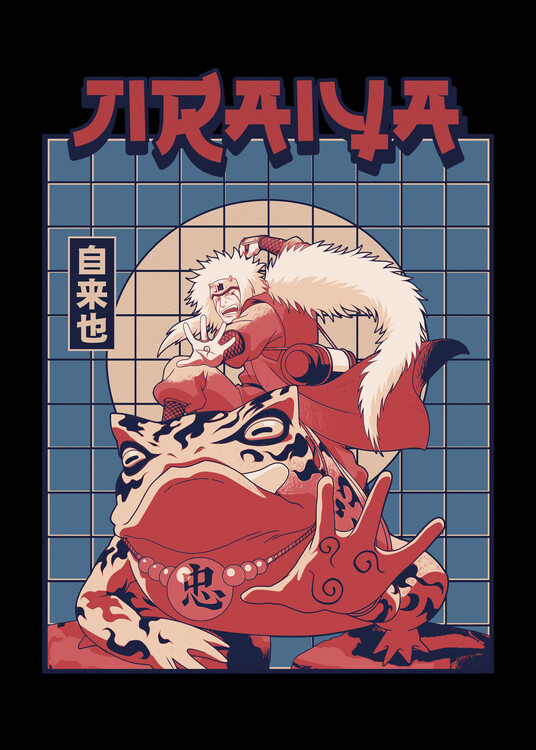 Poster Jiraiya Sensei and Frog