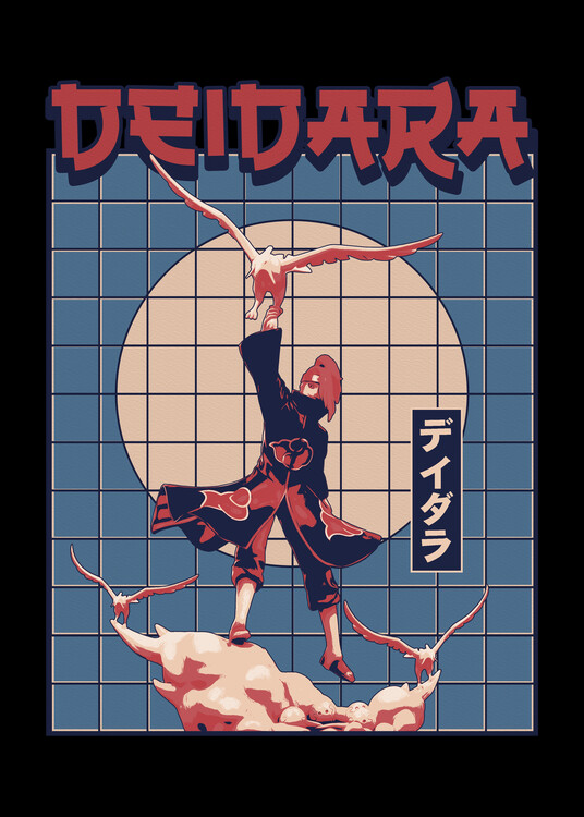 Poster Deidara Bird Explosion