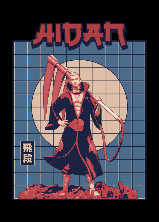 Poster Hidan Akatsuki of Triple-Bladed Scythe