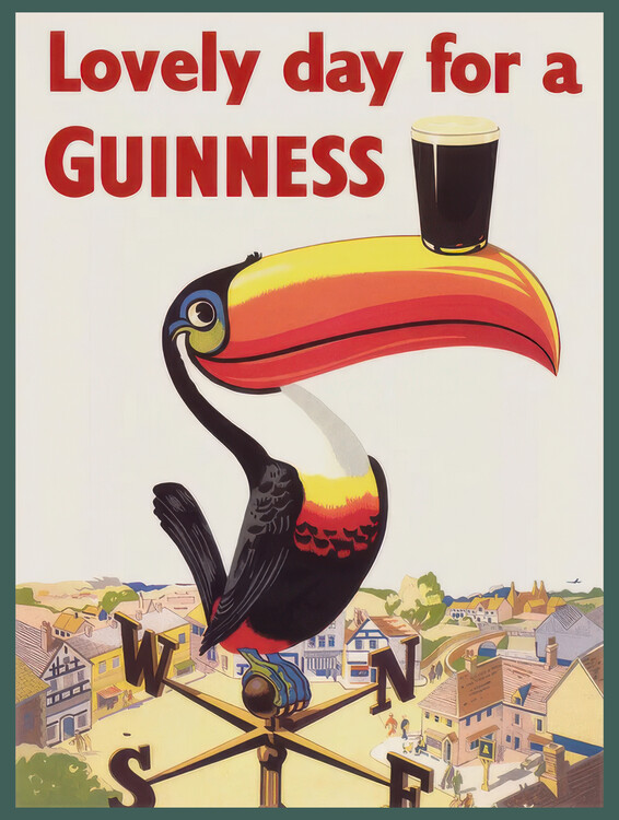 Plagát Guinness Toucan coffe