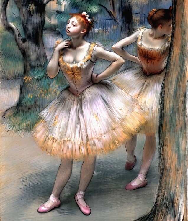 Poster Two Dancers  - Interlude of Grace