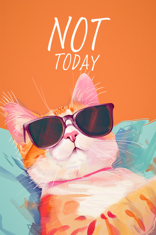 Плакат Not Today